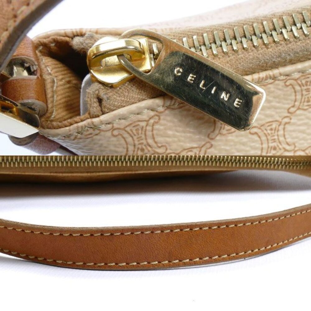 Celine Macadam Pattern Accessory Pouch Beige - image 8